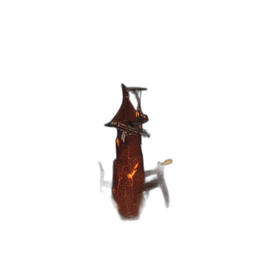 staff, dragon, hat, bottle transparent PNG cut-out