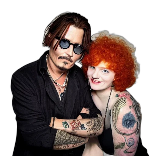 hair, photo, johnny, depp transparent PNG cut-out