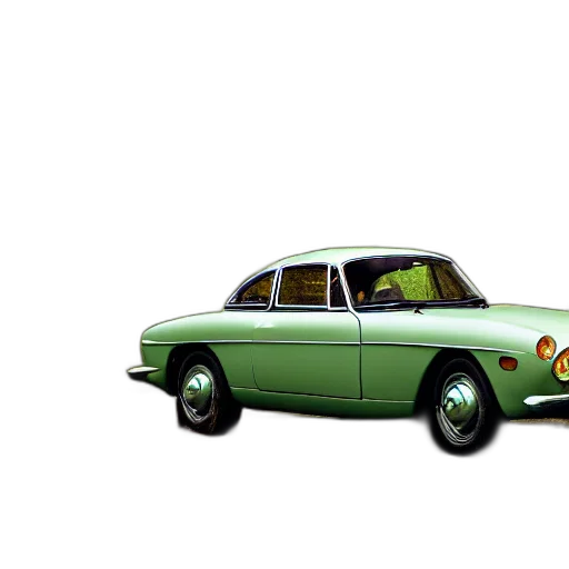 car, crown, 3d render, photorealistic transparent PNG cut-out