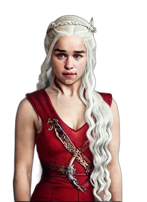 dragon, dress, crown, face transparent PNG cut-out