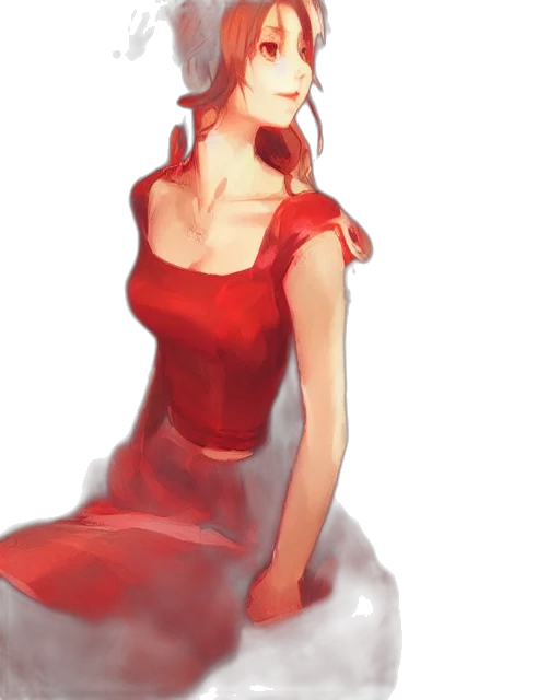 dress, crown, watercolor, fantasy art transparent PNG cut-out