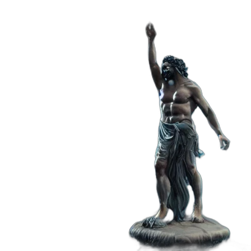 staff, sword, 3d render, concept art transparent PNG cut-out