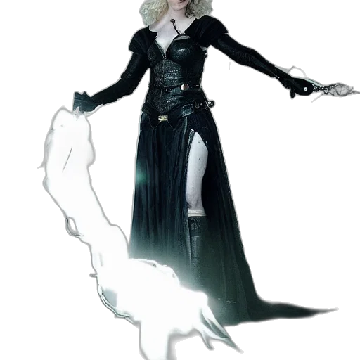 staff, dress, creature, dragon transparent PNG cut-out