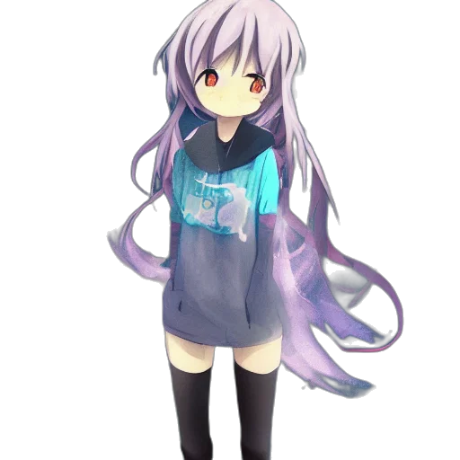 dress, staff, creature, robot transparent PNG cut-out