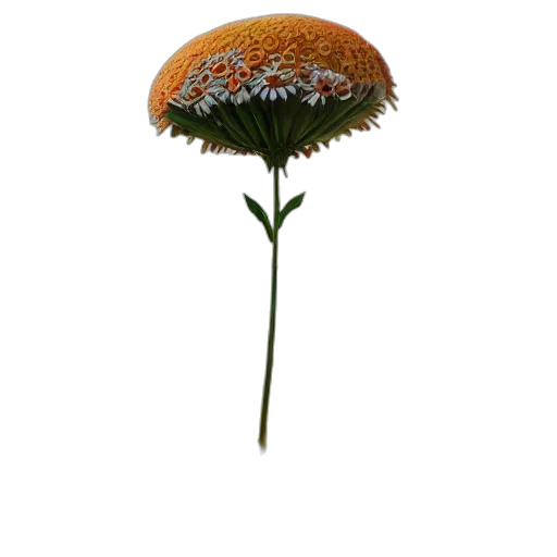 flower, crown, staff, hat, 3d render, photorealistic, concept art, fantasy art transparent PNG cut-out