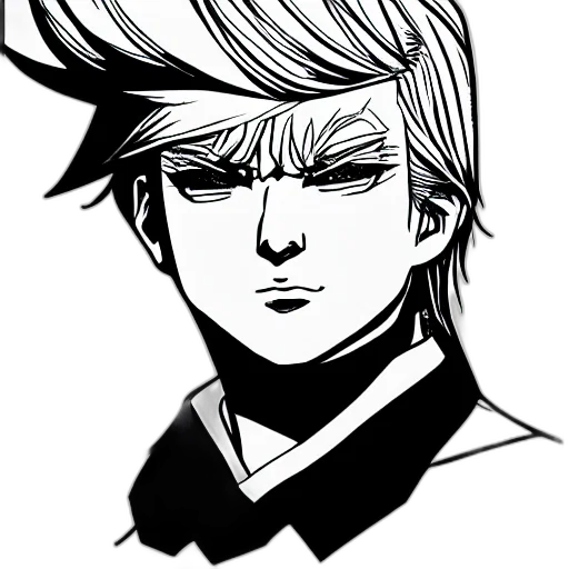 face, staff, hat, mask, comic book art, cartoon, concept art, anime transparent PNG cut-out