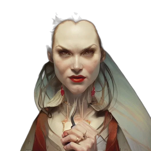 face, staff, fantasy art, concept art transparent PNG cut-out
