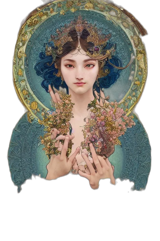 crown, jewelry, dress, face transparent PNG cut-out