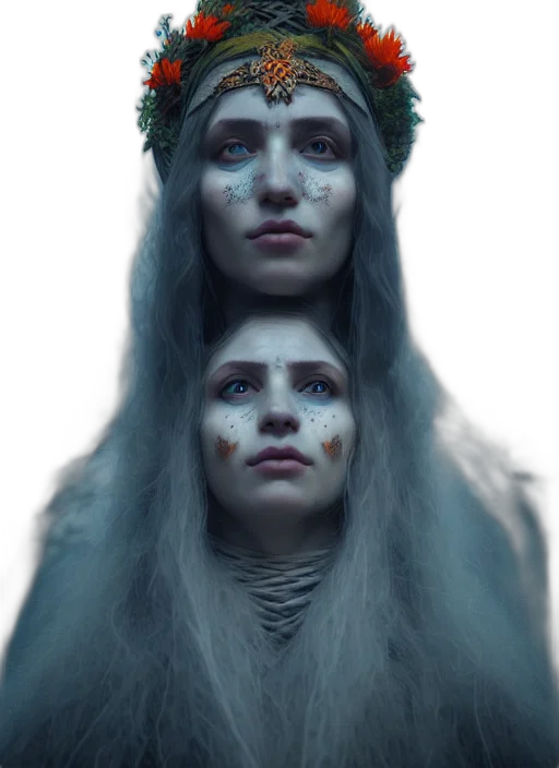 crown, face, mask, creature transparent PNG cut-out