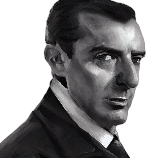 face, comic book art, concept art, photorealistic, cartoon, monochrome, painting, juan transparent PNG cut-out