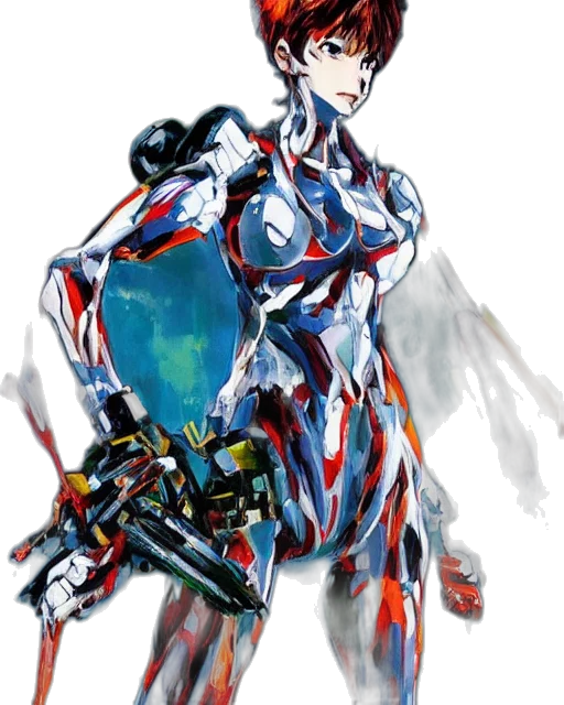 robot, weapon, dress, concept art transparent PNG cut-out