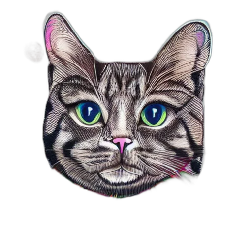 jewelry, animal, face, photorealistic transparent PNG cut-out