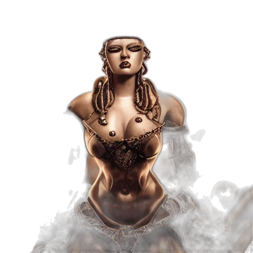 jewelry, dress, fantasy art, concept art transparent PNG cut-out