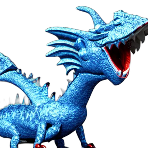 dragon, creature, animal, 3d render transparent PNG cut-out