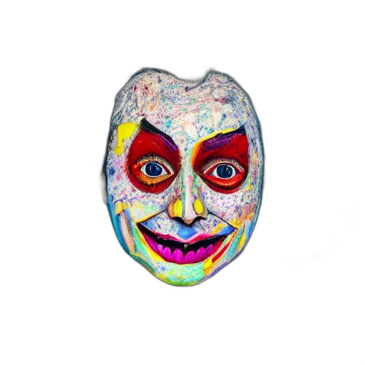 mask, face, creature, cartoon transparent PNG cut-out