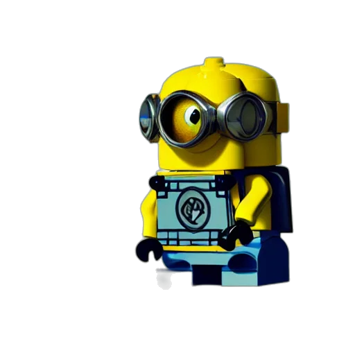 robot, staff, animal, 3d render, pixel art, concept art, cartoon, lego transparent PNG cut-out