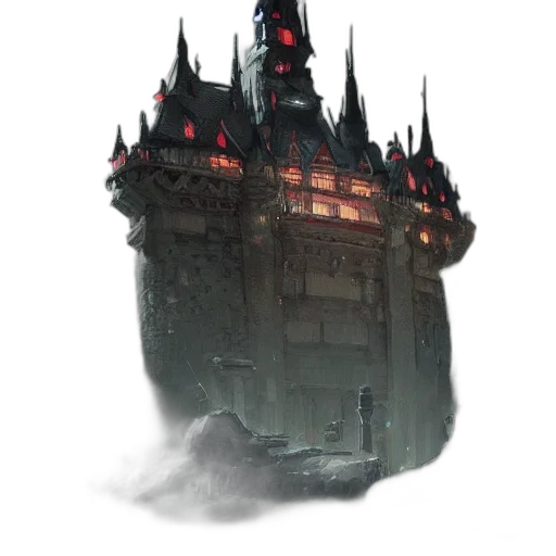 crown, building, robot, weapon transparent PNG cut-out