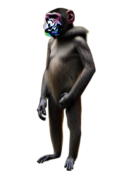 mask, creature, animal, staff transparent PNG cut-out