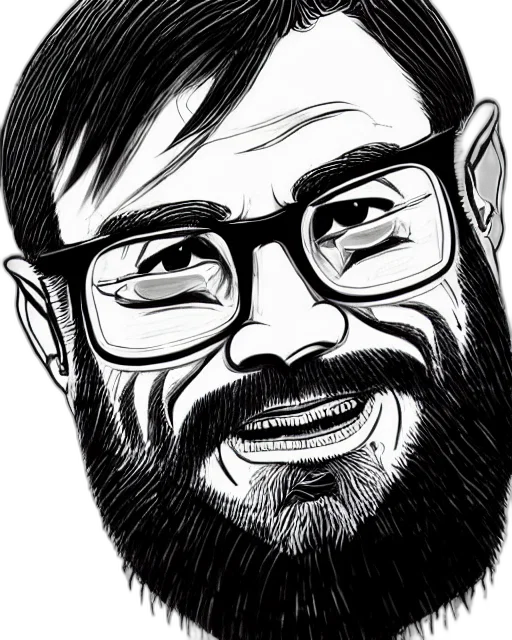 face, staff, cartoon, comic book art transparent PNG cut-out
