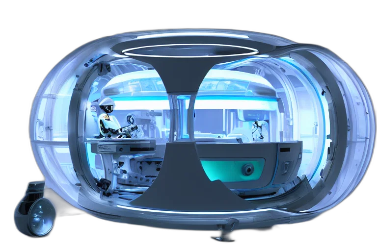 robot, car, concept art, 3d render transparent PNG cut-out
