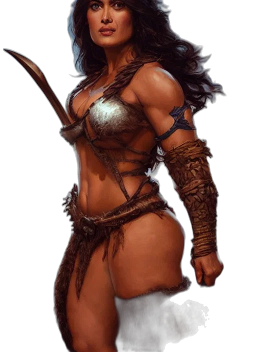 fantasy art, concept art, comic book art, photorealistic transparent PNG cut-out