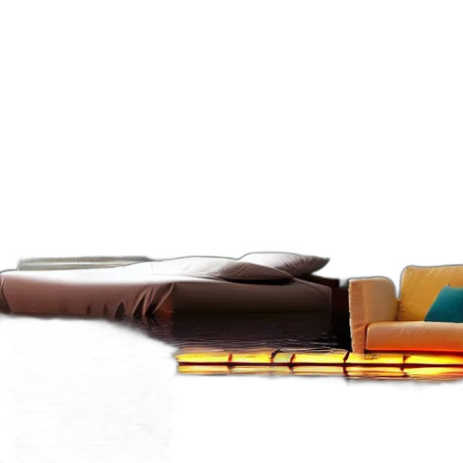 furniture, jewelry, staff, shoes, 3d render, photorealistic, concept art, earth tones transparent PNG cut-out