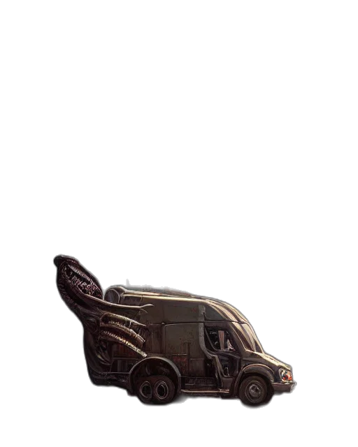 car, animal, weapon, creature, concept art, 3d render, photorealistic, fantasy art transparent PNG cut-out