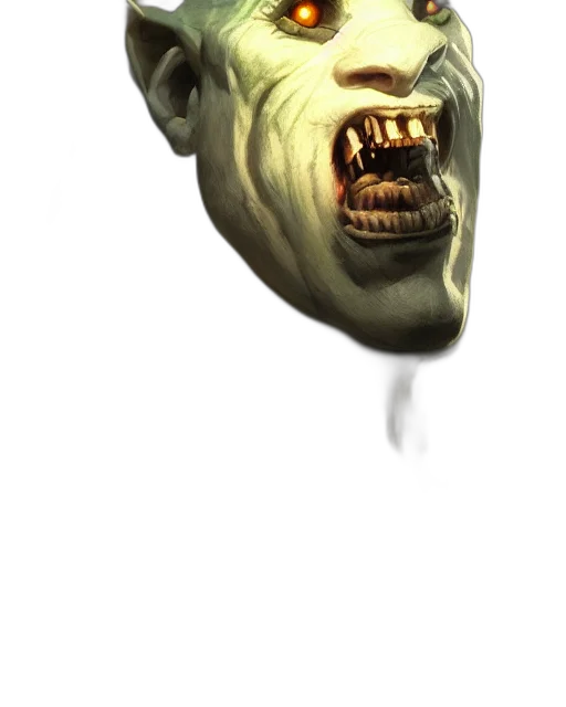 mask, face, creature, staff transparent PNG cut-out