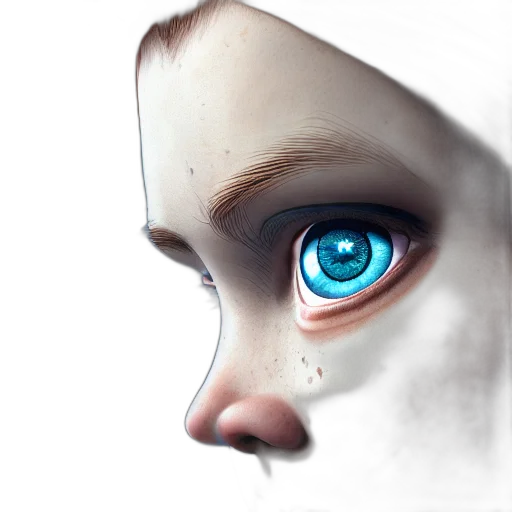 face, mask, robot, creature transparent PNG cut-out