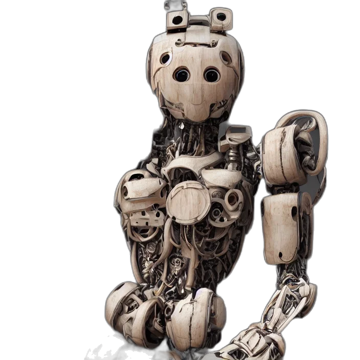 robot, animal, 3d render, concept art transparent PNG cut-out