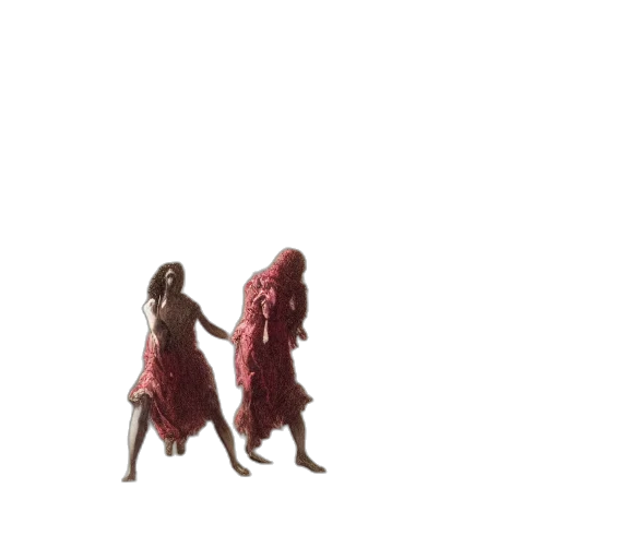 dress, hair, creature, shoes transparent PNG cut-out
