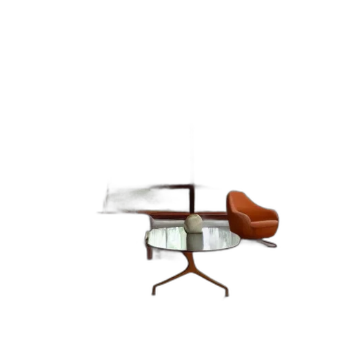 furniture, staff, 3d render, concept art, photorealistic, earth tones, midcentury, house transparent PNG cut-out