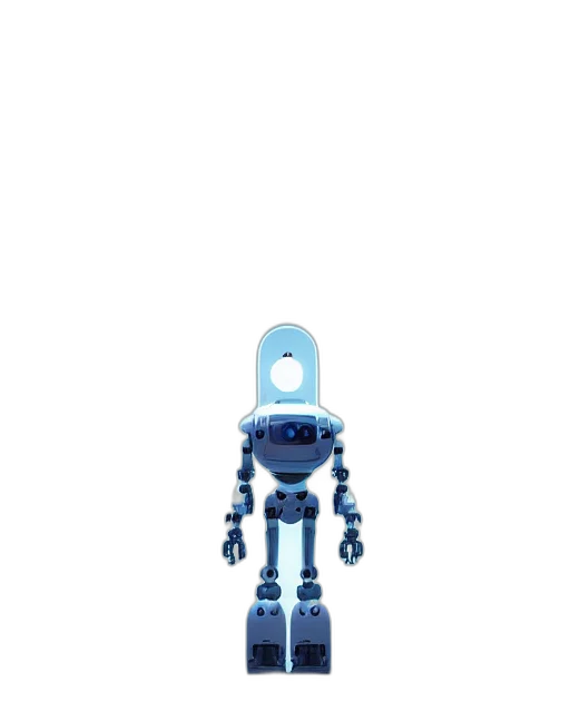 robot, bottle, staff, weapon, 3d render, concept art, pixel art, vaporwave transparent PNG cut-out