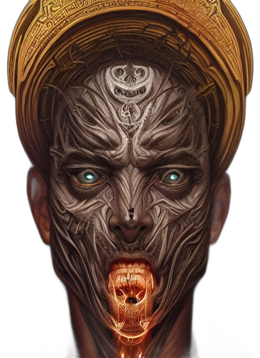 mask, face, creature, crown transparent PNG cut-out