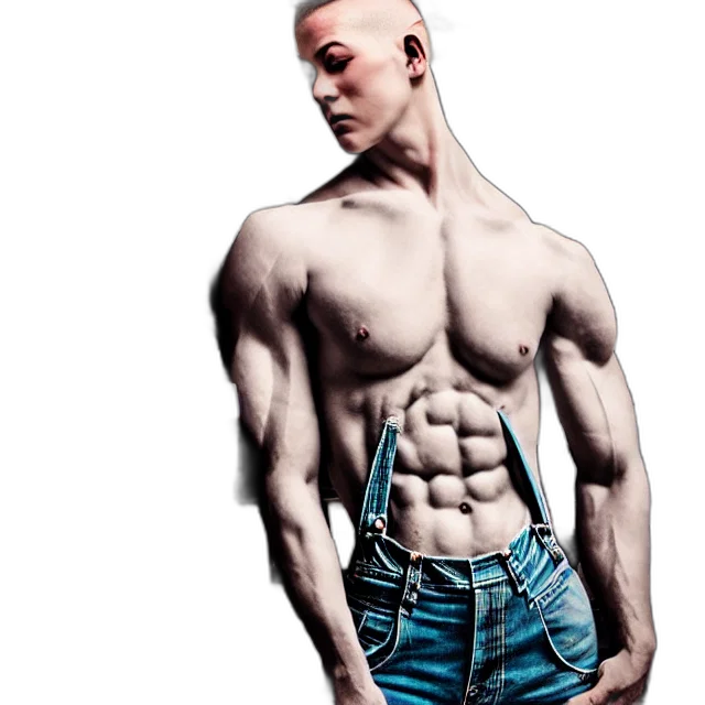 jacket, photorealistic, concept art, 3d render, comic book art, full, body, pose transparent PNG cut-out