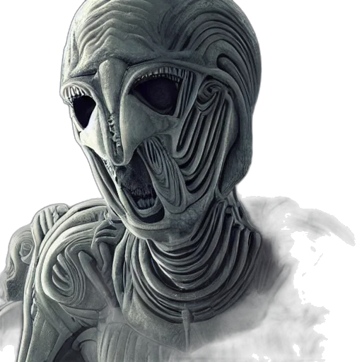 mask, creature, face, robot transparent PNG cut-out
