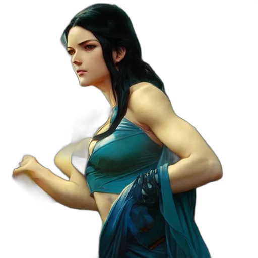 dress, face, dragon, fantasy art transparent PNG cut-out