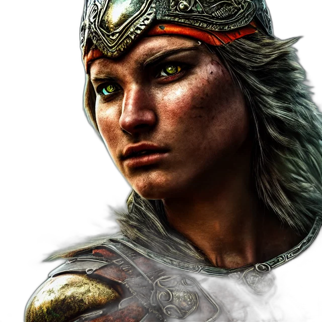 face, sword, fantasy art, concept art, photorealistic, comic book art, warrior, fantasy transparent PNG cut-out