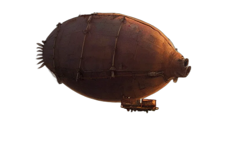 animal, hat, weapon, robot, concept art, 3d render, photorealistic, underwater transparent PNG cut-out
