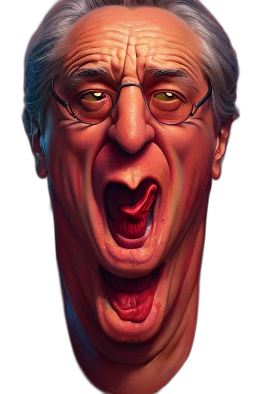 face, mask, creature, animal, photorealistic, cartoon, concept art, 3d render transparent PNG cut-out