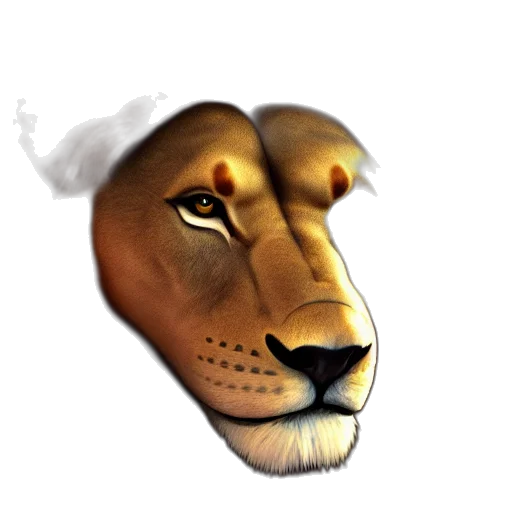 crown, animal, mask, face transparent PNG cut-out
