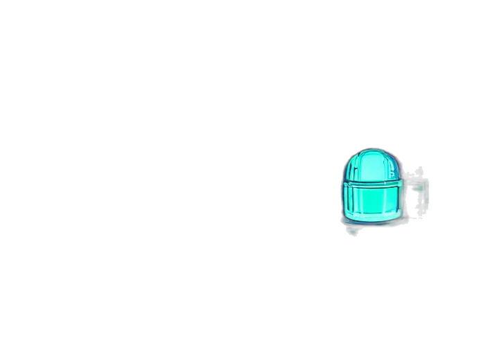 jewelry, robot, bottle, crown, 3d render, vaporwave, pixel art, concept art transparent PNG cut-out
