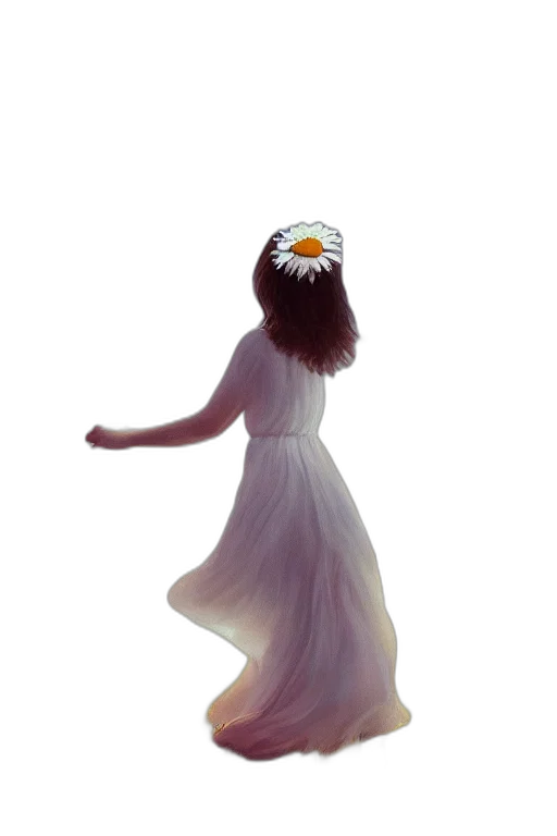 dress, crown, hair, mask transparent PNG cut-out