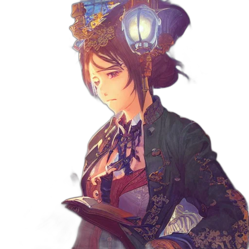 hat, crown, dress, staff transparent PNG cut-out