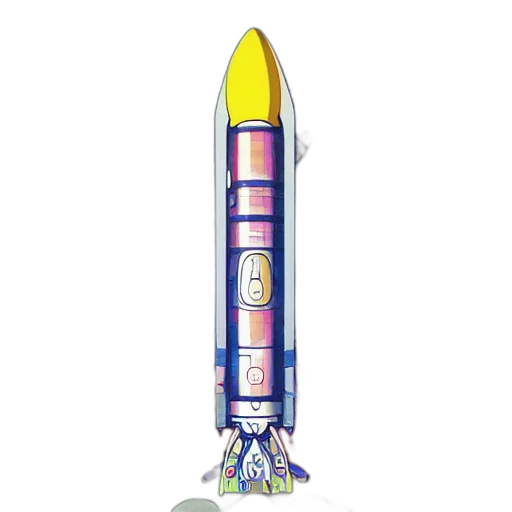 weapon, concept art, outer space, frontal transparent PNG cut-out