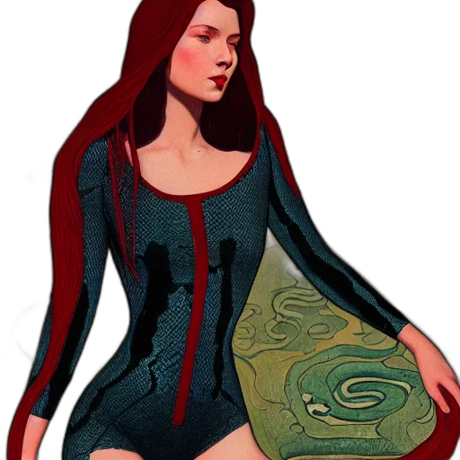 dress, jacket, fantasy art, comic book art transparent PNG cut-out