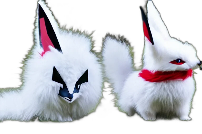 mask, animal, creature, 3d render, concept art, real, life, zangoose transparent PNG cut-out