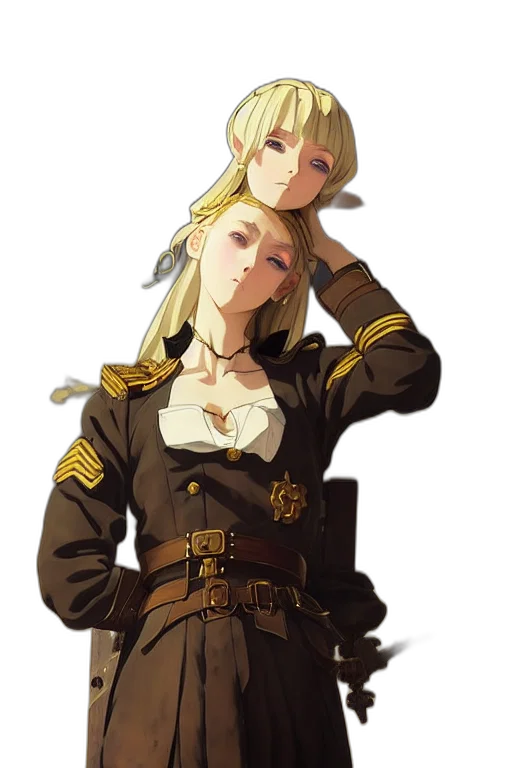 staff, jacket, crown, weapon, concept art, pixel art, anime, fantasy art transparent PNG cut-out