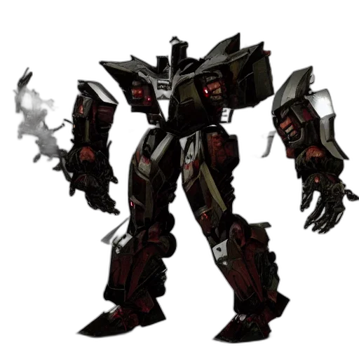 robot, weapon, concept art, 3d render, comic book art, pixel art, armored, knight transparent PNG cut-out