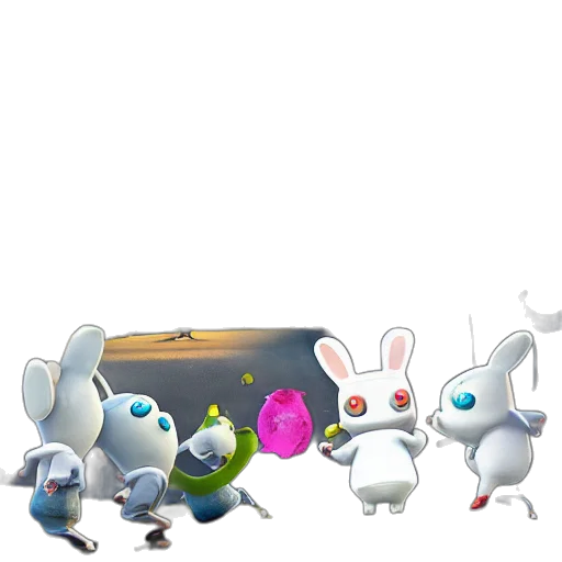 animal, staff, concept art, 3d render transparent PNG cut-out